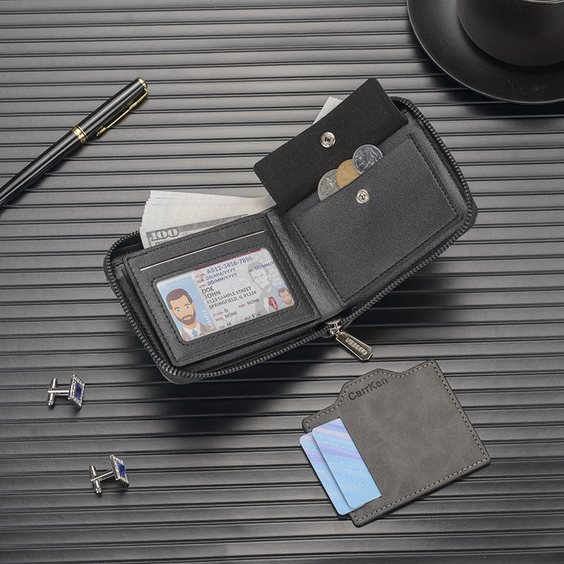 Men's stylish short wallet