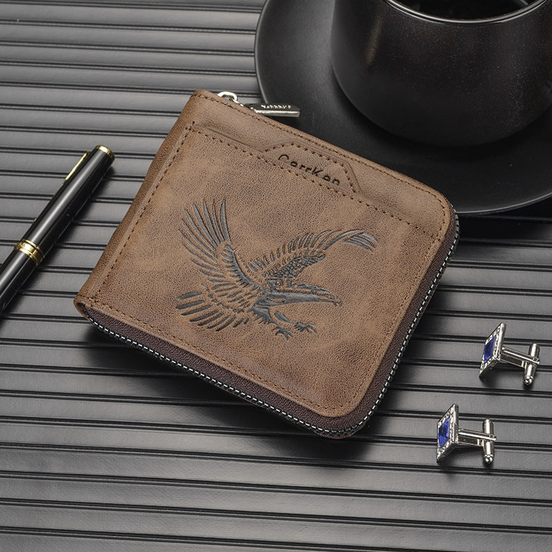 Men's stylish short wallet