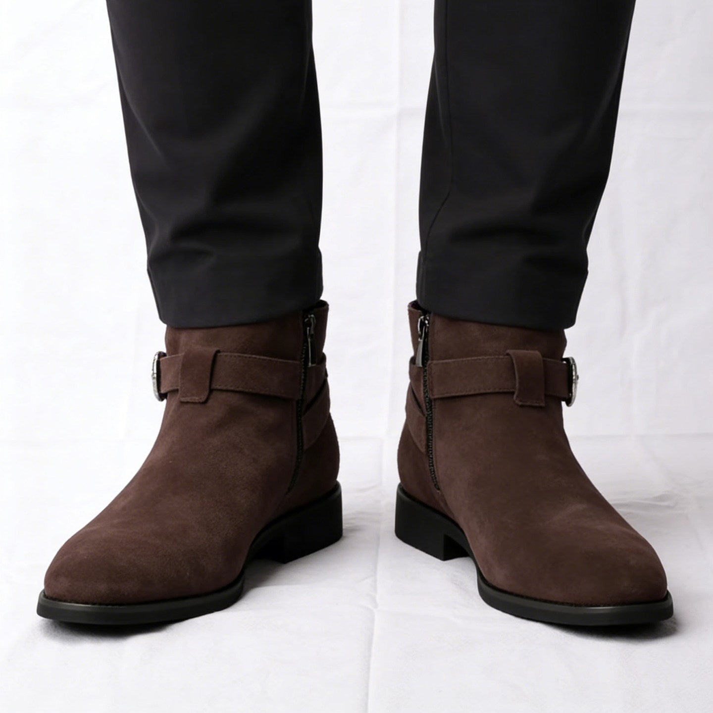Men's suede Chelsea boots