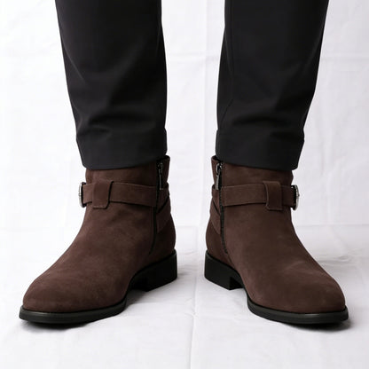Men's suede Chelsea boots