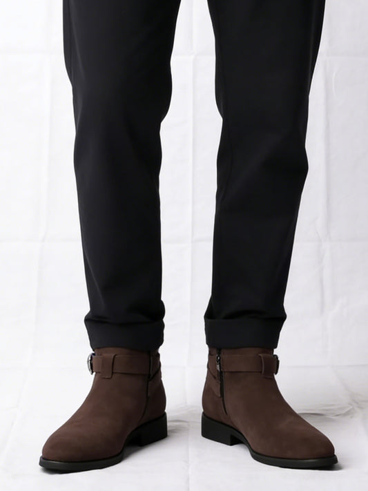 Men's suede Chelsea boots