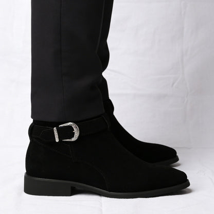 Men's suede Chelsea boots
