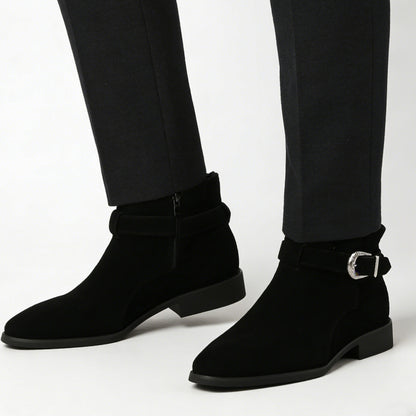 Men's suede Chelsea boots