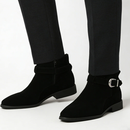 Men's suede Chelsea boots