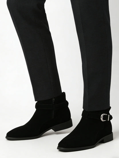 Men's suede Chelsea boots