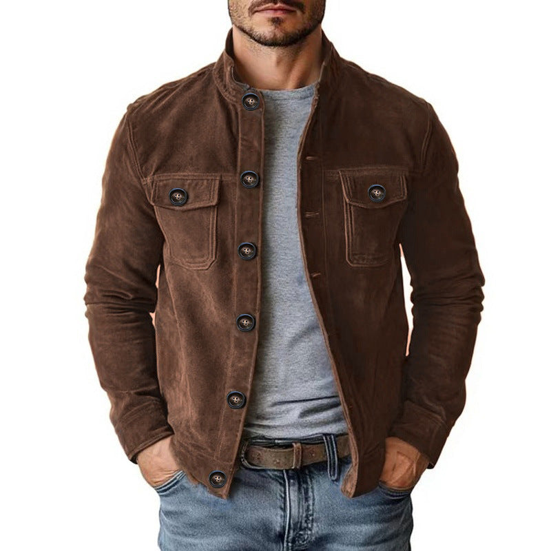 Men's Suede-Look Jacket