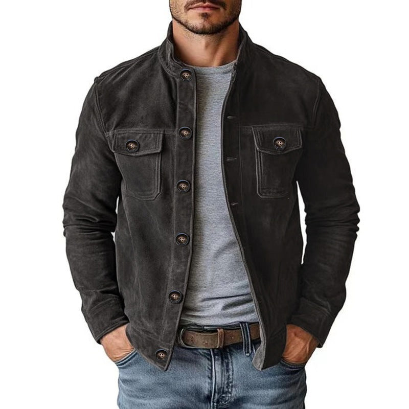 Men's Suede-Look Jacket