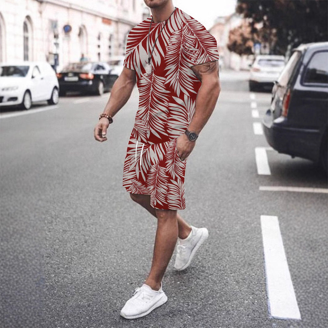 Men's summer beach pants set