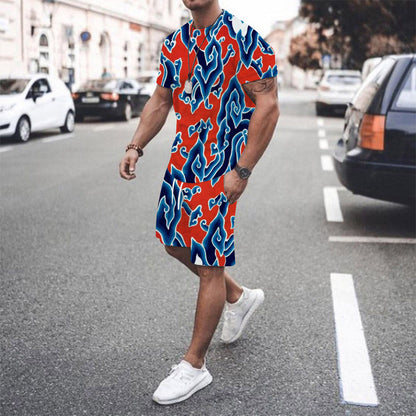 Men's summer beach pants set