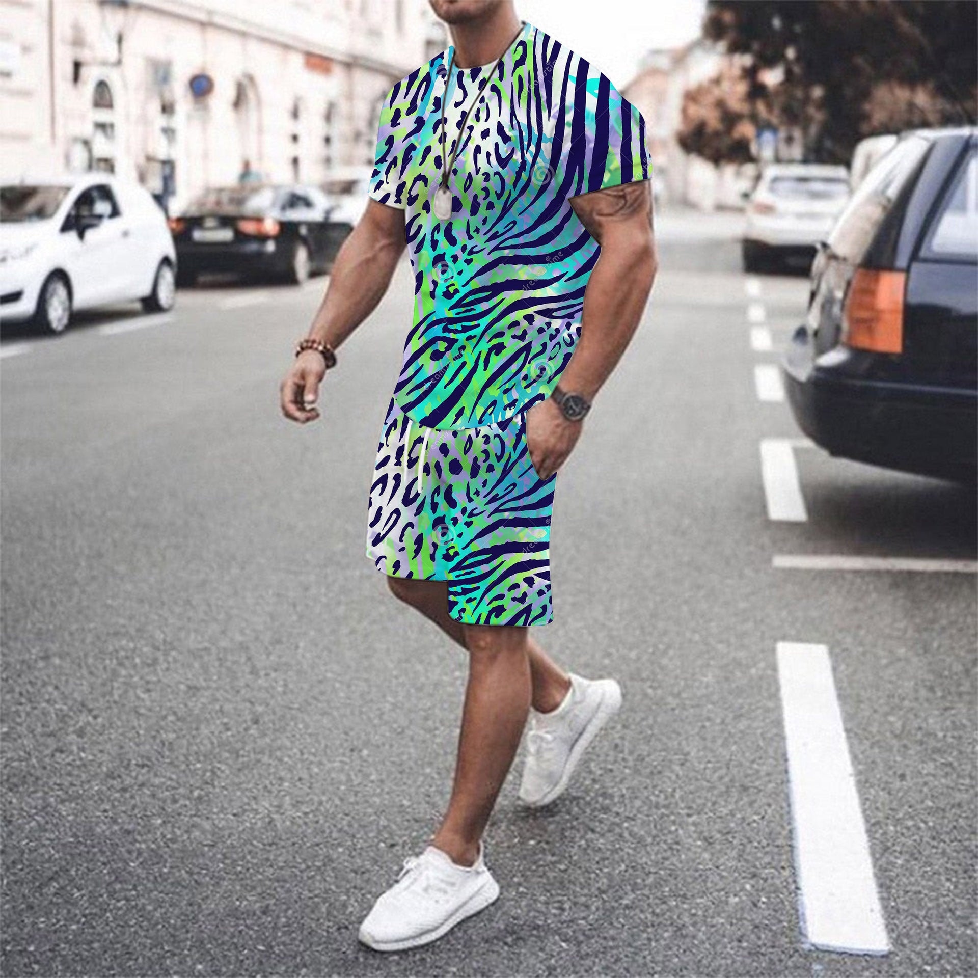 Men's summer beach pants set