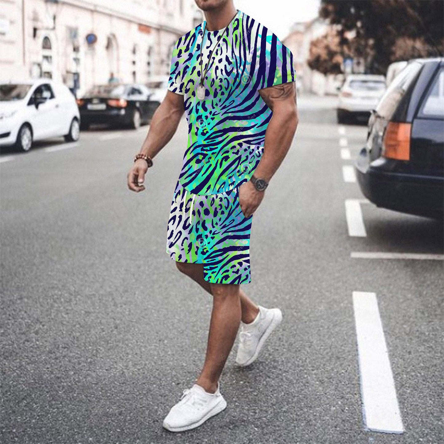 Men's summer beach pants set
