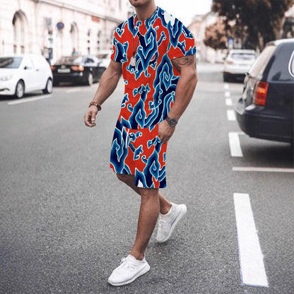 Men's summer beach pants set