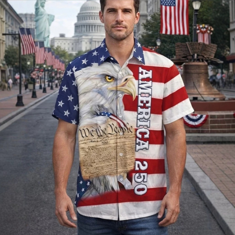 Men's Summer Fashionable Retro Shirt