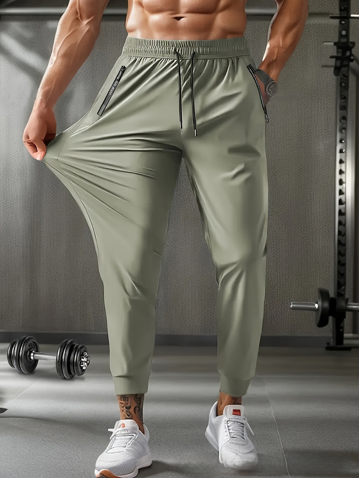 Men's Summer Ice Silk Pants