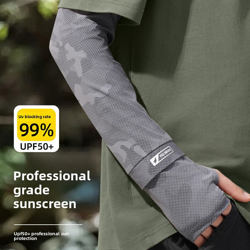 Men's Summer Ice Silk Sun Protection Sleeves