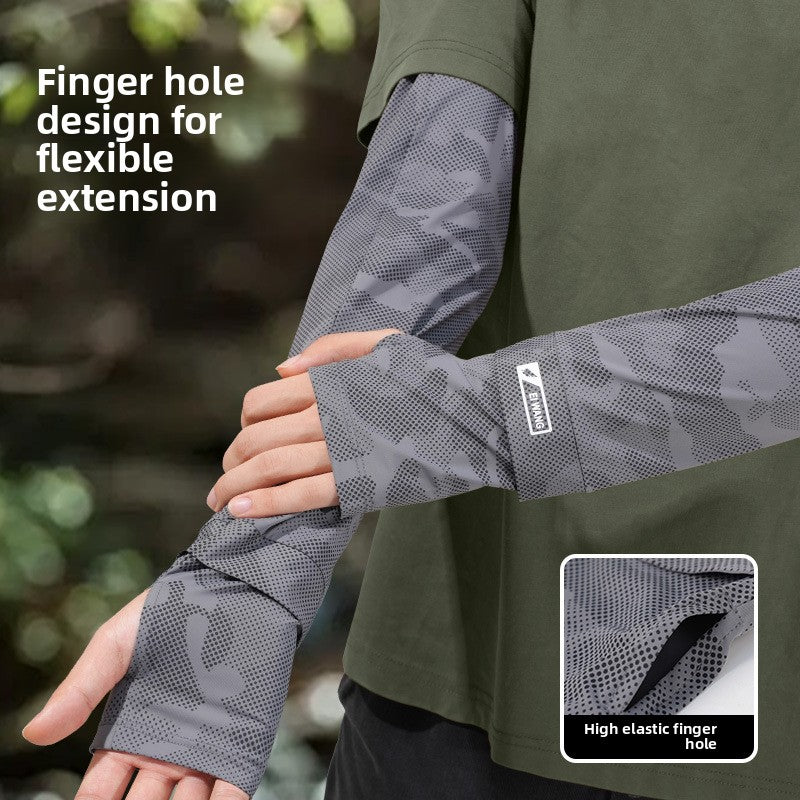 Men's Summer Ice Silk Sun Protection Sleeves