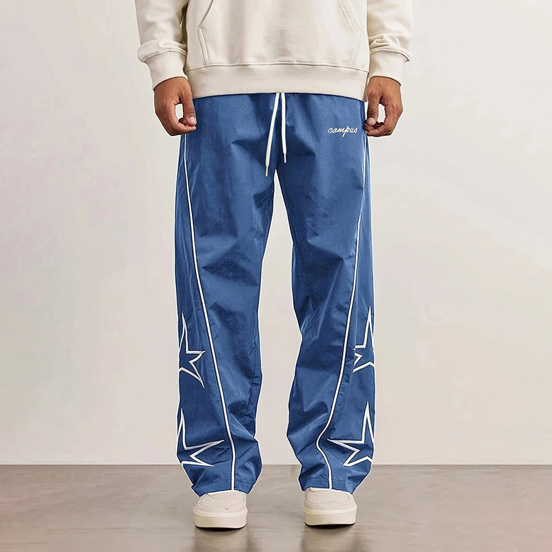 Men's Summer Loose Fit Straight Leg Pants
