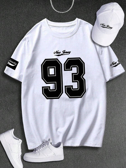 Men's summer loose short-sleeved T-shirt