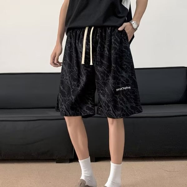 Men's summer loose two-piece set
