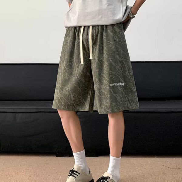 Men's summer loose two-piece set