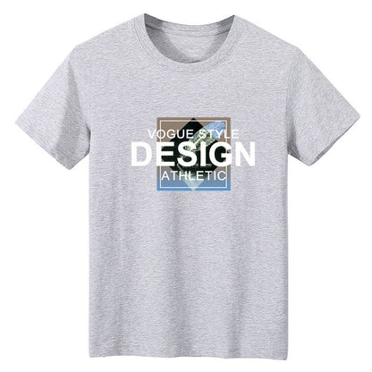 Men's Summer Printed Slim Fit Short Sleeve T-shirt