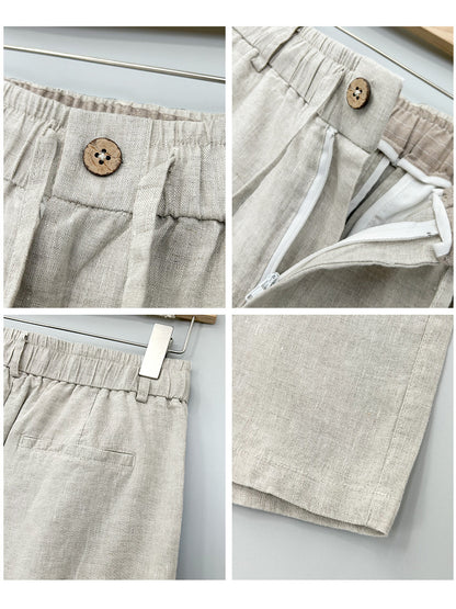 Men's summer short-length casual pants