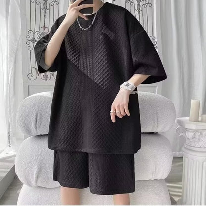 Men's summer short-sleeved sportswear T-shirt