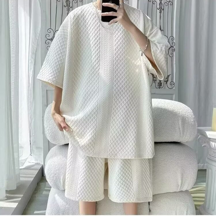 Men's summer short-sleeved sportswear T-shirt