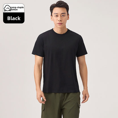 Men's summer thin large-sized short-sleeved T-shirt
