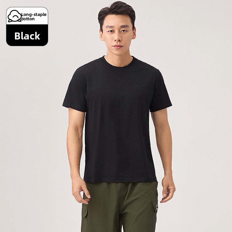 Men's summer thin large-sized short-sleeved T-shirt