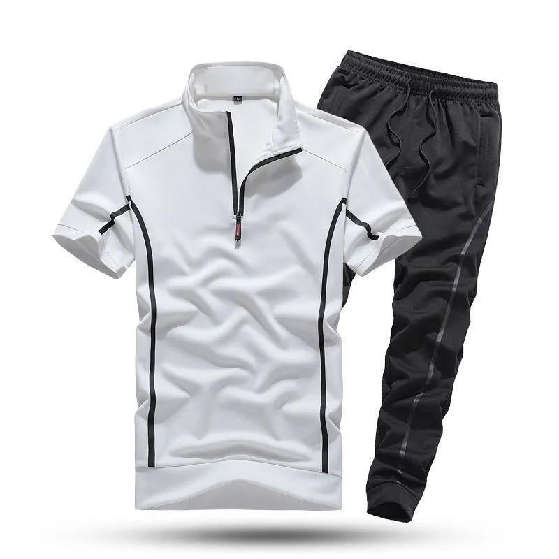 Men's Summer Zippered Sport Suit