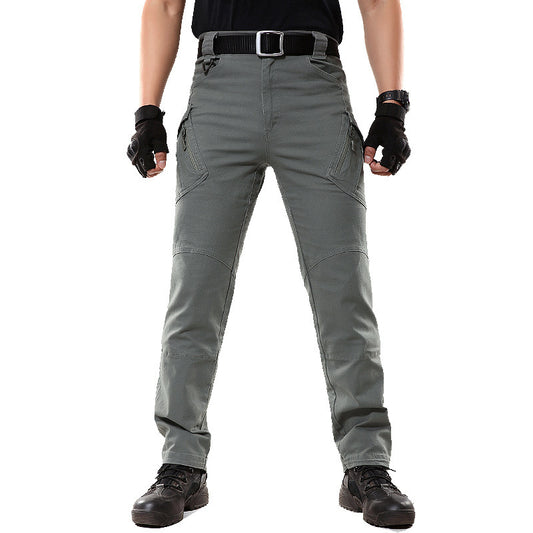 Men's Tactical Cotton Pants with Multiple Pockets