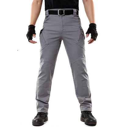 Men's Tactical Cotton Pants with Multiple Pockets