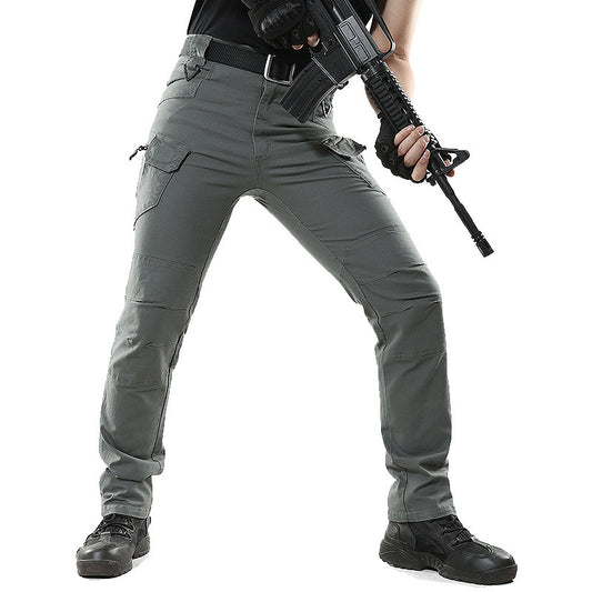 Men's Tactical Cotton Pants with Multiple Pockets