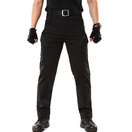 Men's Tactical Cotton Pants with Multiple Pockets