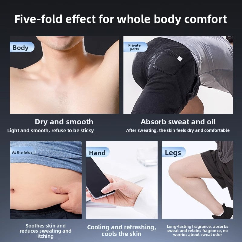 Men's Talcum Powder for Heat Rash
