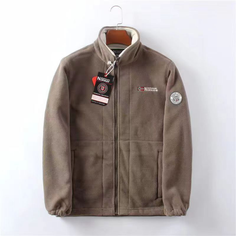 Men's Thickened Double-Sided Polar Fleece Jacket