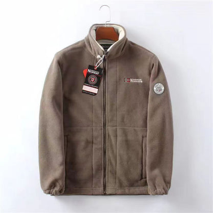 Men's Thickened Double-Sided Polar Fleece Jacket