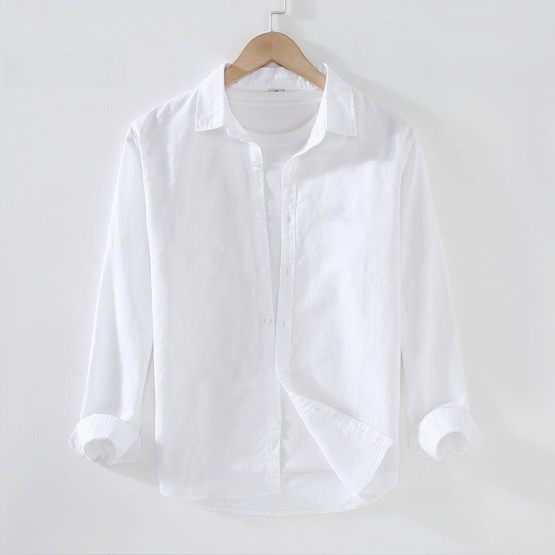 Men's Thin Long-Sleeve Shirt for Spring and Summer