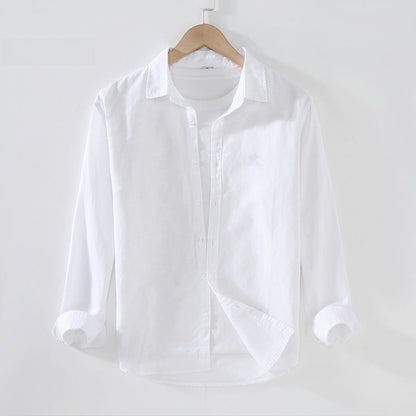 Men's Thin Long-Sleeve Shirt for Spring and Summer