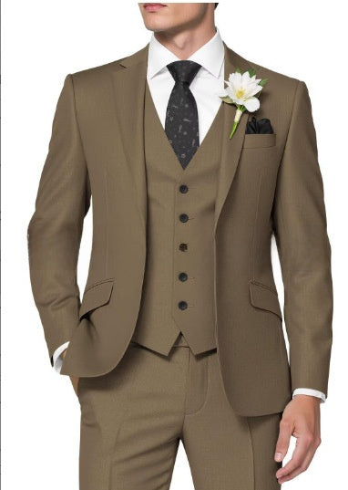 Men's Three-Piece Slim Fit Suit