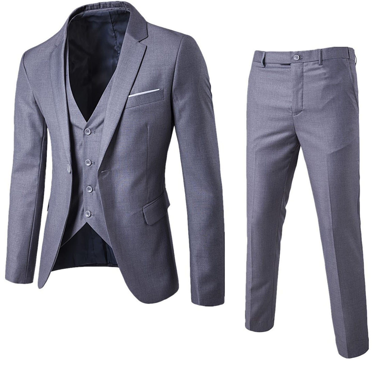 Men's Three-Piece Suit Set