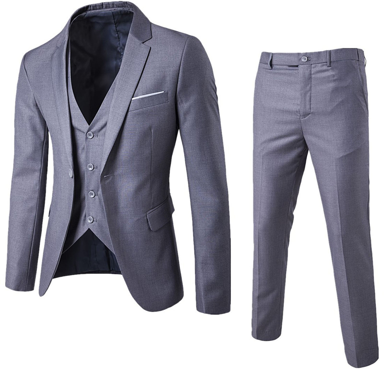 Men's Three-Piece Suit Set