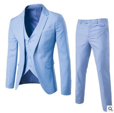 Men's Three-Piece Suit Set