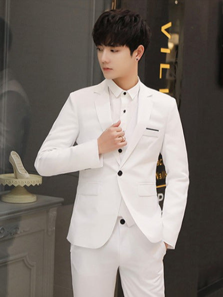 Men's Three-Piece Suit Set