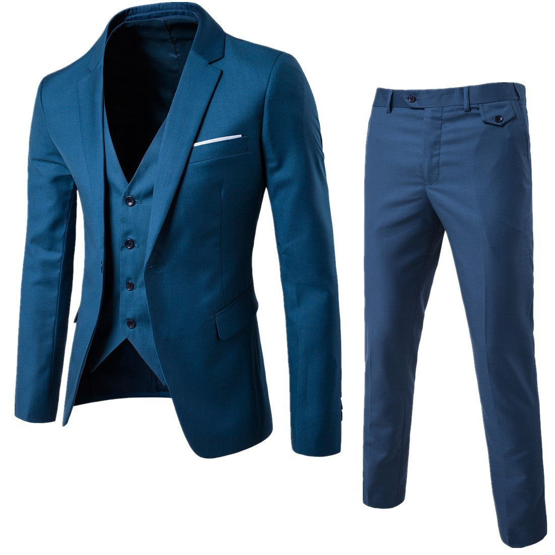Men's Three-Piece Suit Set