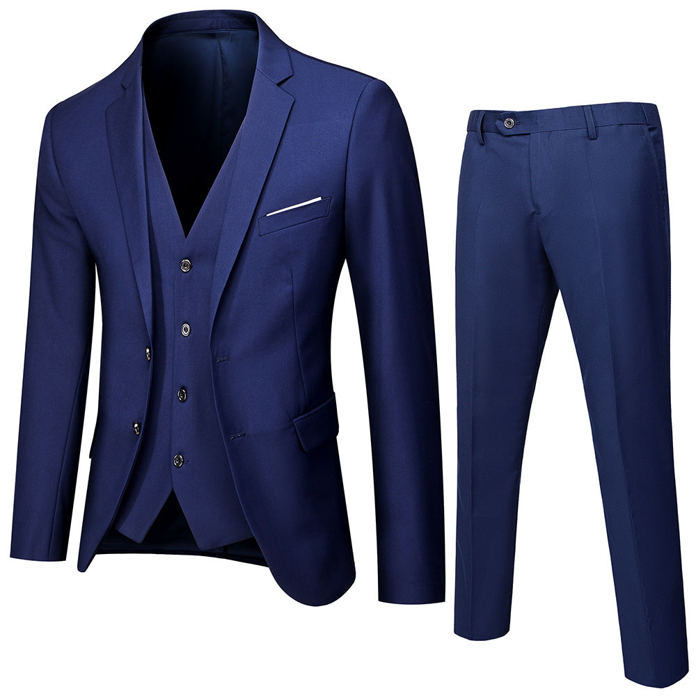 Men's Three-Piece Suit Set