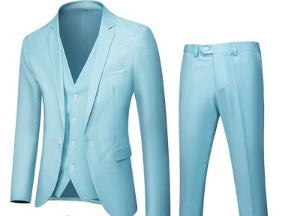 Men's Three-Piece Suit Set
