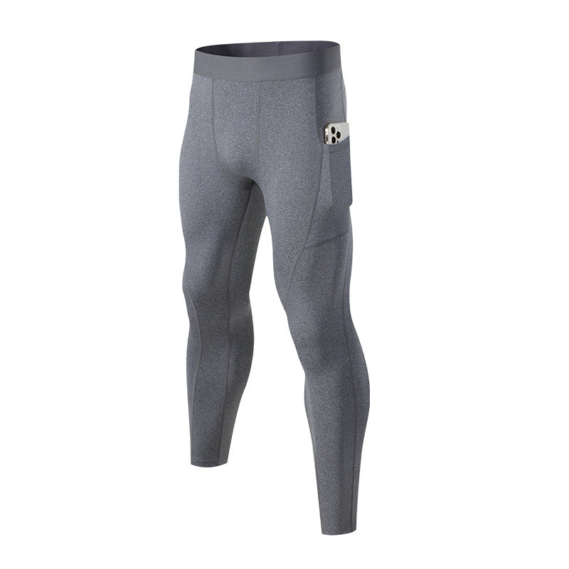 Men's tight-fitting long pants for sports