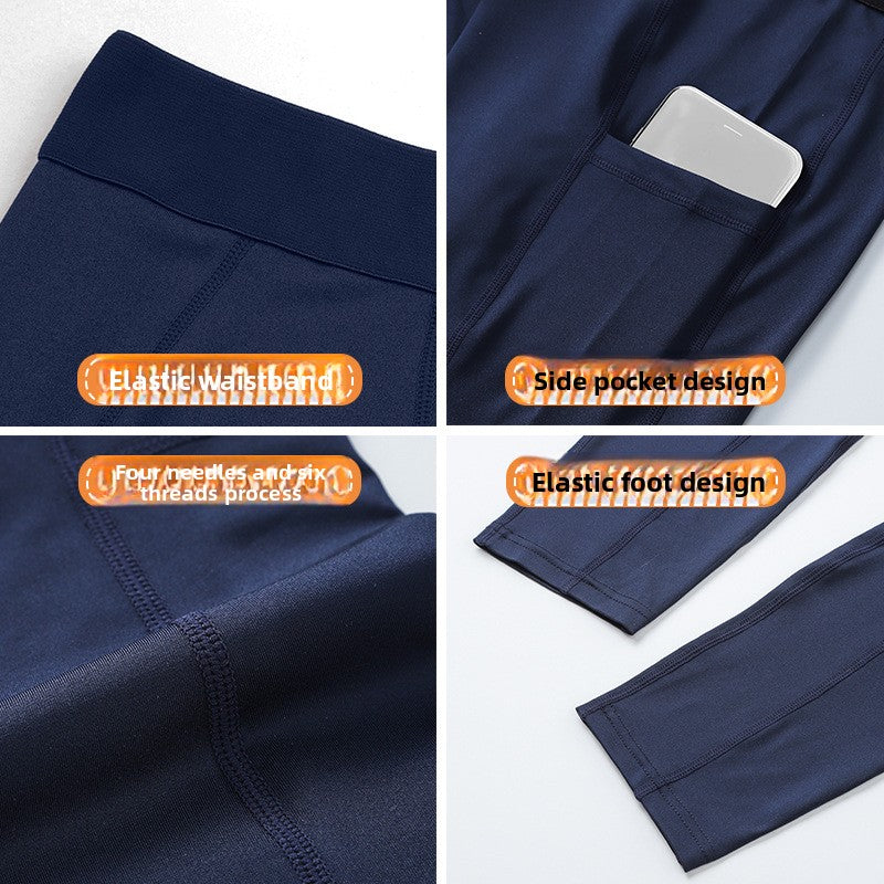 Men's tight-fitting long pants for sports